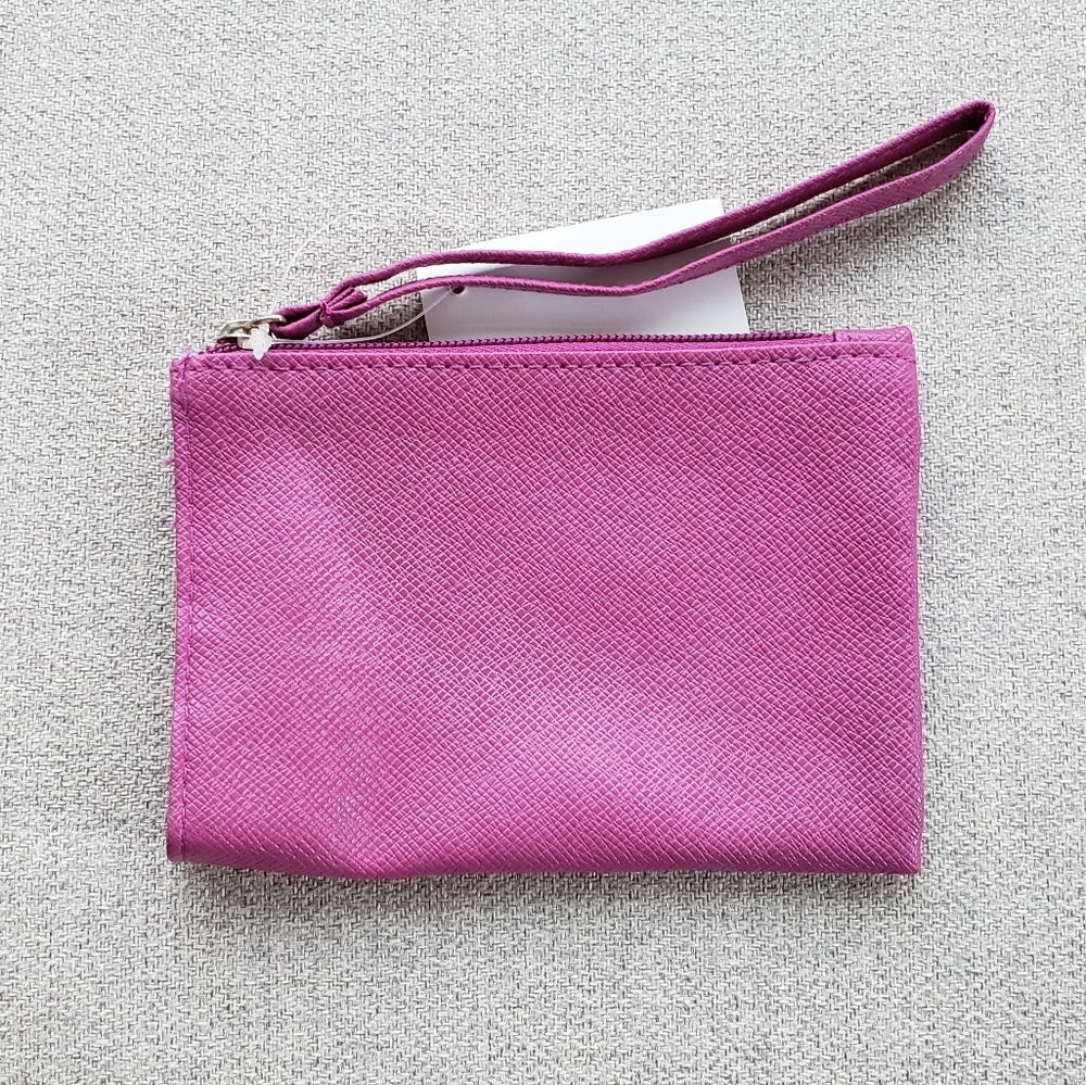 Purple wristlet 5.5"×4"